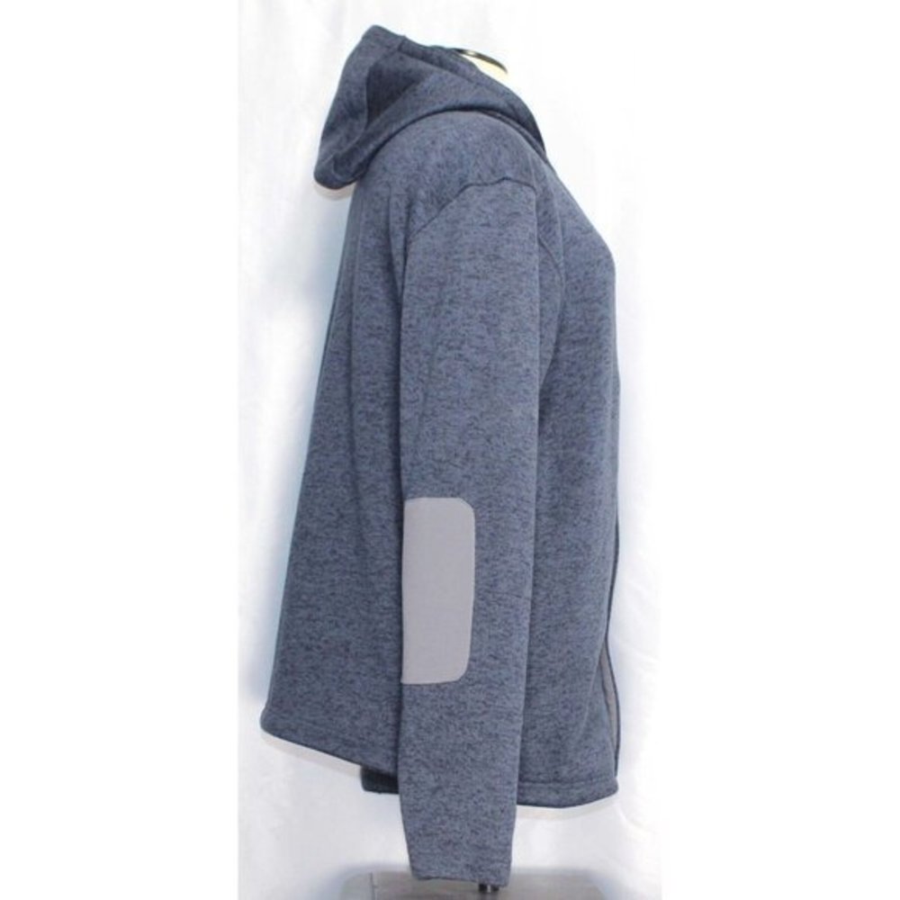 Merrell Select Regulate Blue‎ Soft Fleece Hooded Snap Jacket Womens Size Large - Picture 3 of 5